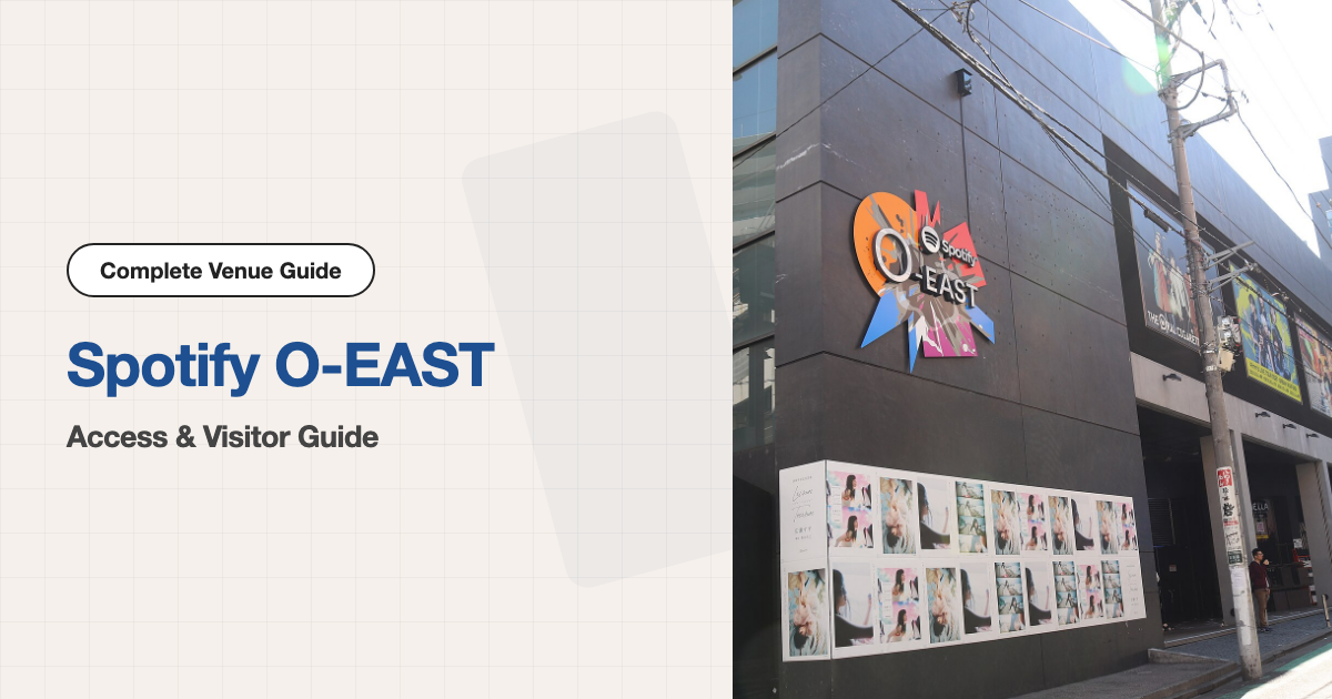 Exterior of Spotify O-EAST